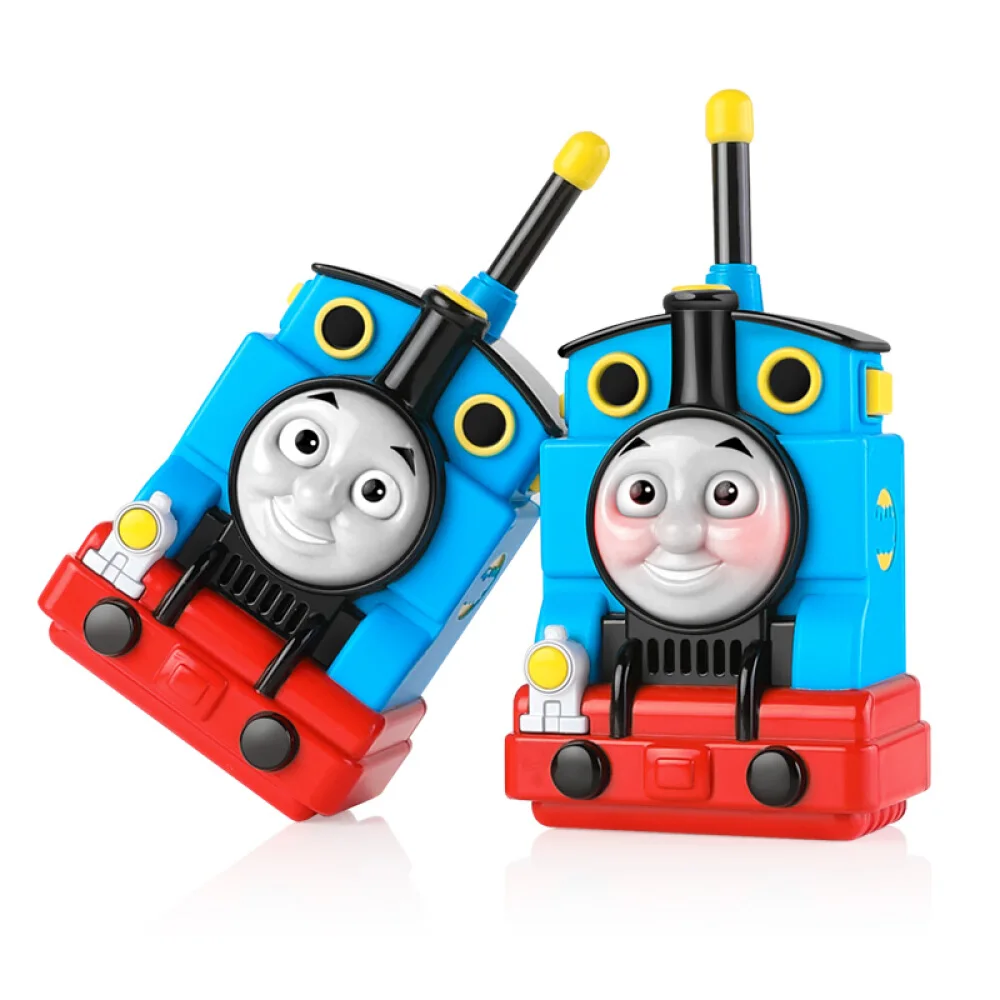Детская рация Thomas& Friends, открытая Беспроводная система для чтения звонков, интерактивные игрушки для родителей и детей - Цвет: Синий