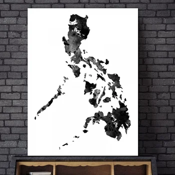 

Philippine map Art Canvas Prints Wall Pictures Modern Paintings
