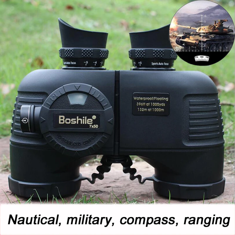Buy Boshile Powerful Military Binoculars Waterproof Nitrogen High quality 7X50