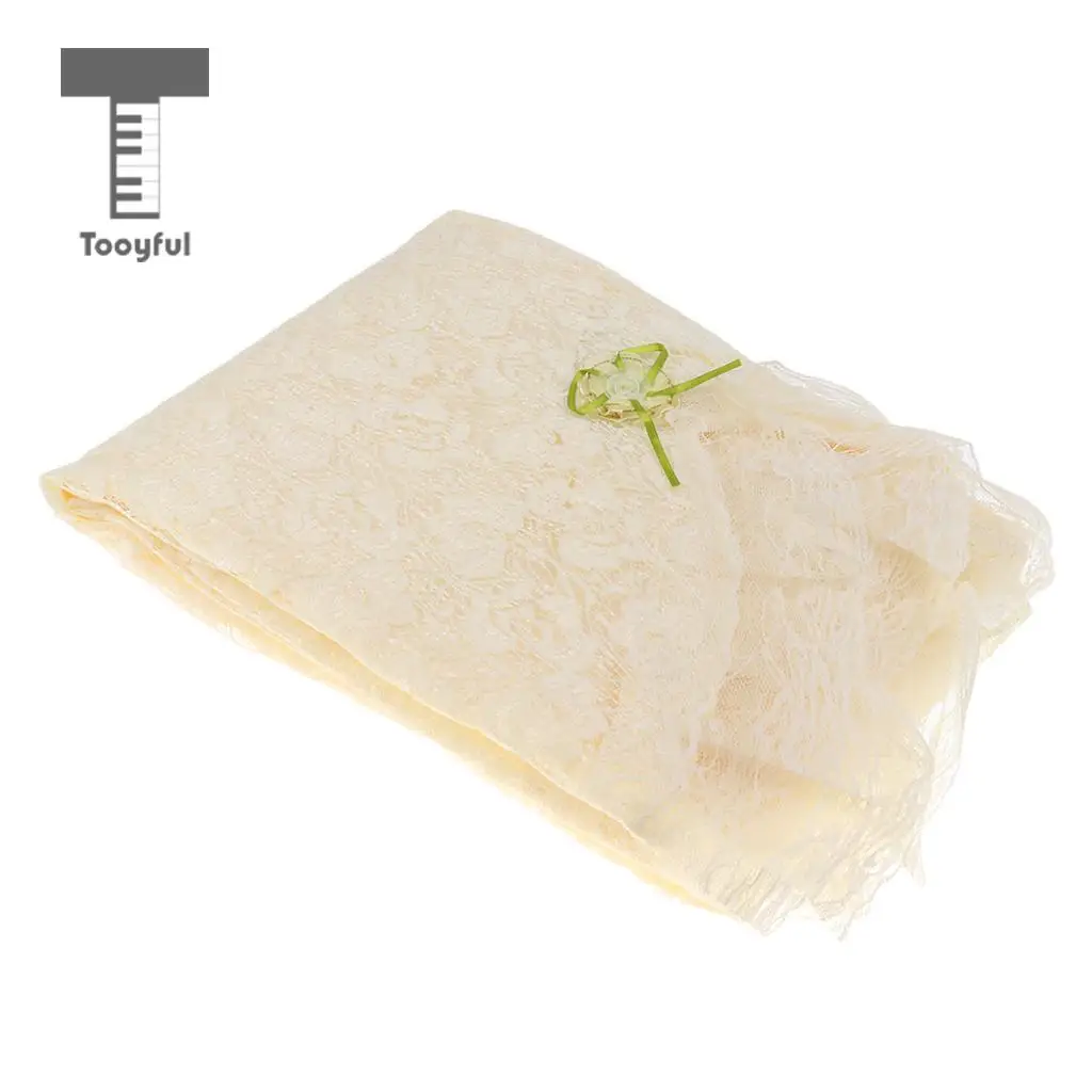 Tooyful Piano Half-Cover Lace Dust Cover Piano Dust Cover Piano Cloth for Upright Piano Parts Accessories