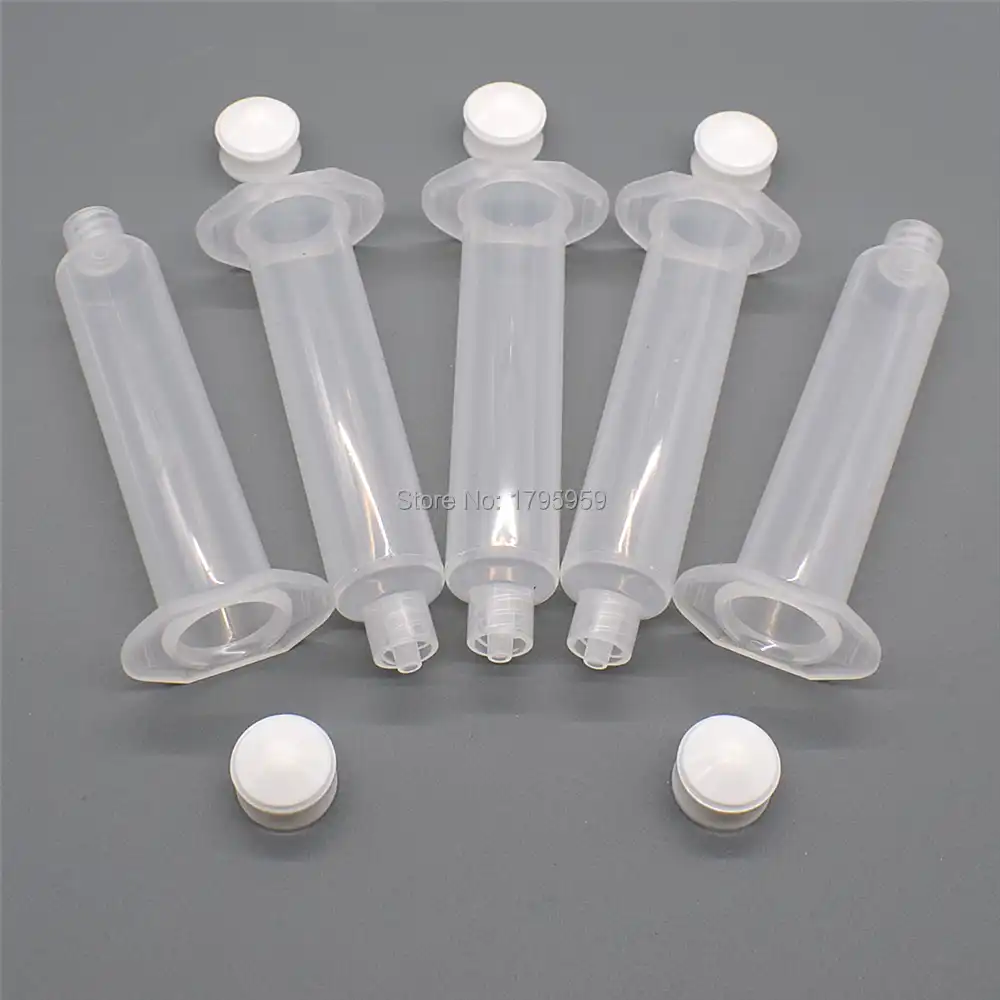 Dispenser Connector 10cc Dispensing Syringe Tube Plastic Barrel Adapter