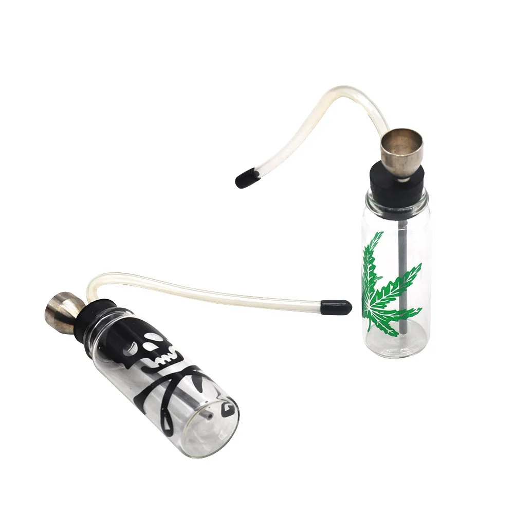 

Glass Bottle Metal Smoking Pipe Water Pipe Tobacco Pipe