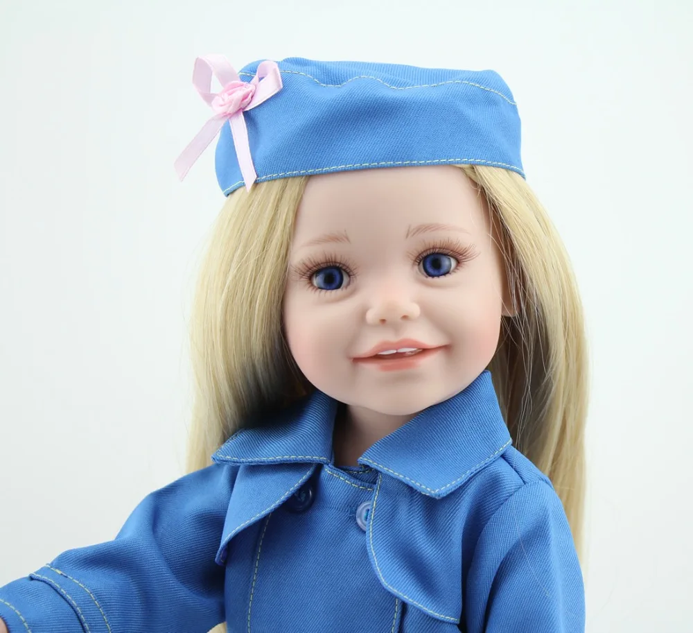 NPKDOLLReborn детские куклы 18 дюймов американская кукла девочки дети Playmate подарки на