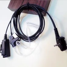 Гарнитура микрофон для наушников акустическая тайное трубки PTT для Vertex Стандартный VX-110, VX-130, VX-131, VX-132, VX150 двухстороннее Портативный радио