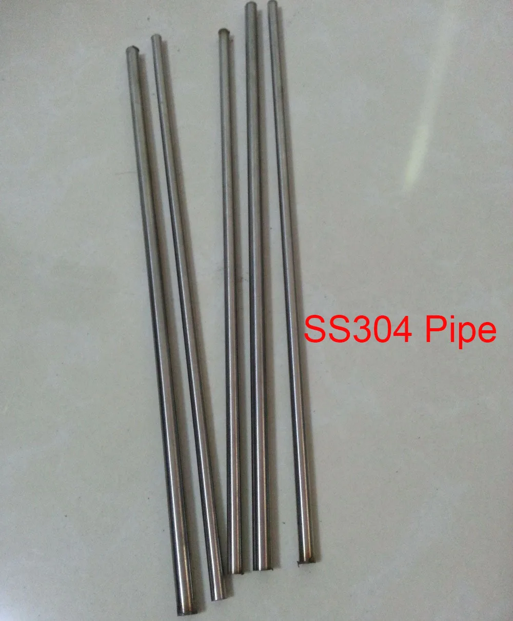 

3mm/4mm/5mm/6mm/7mm/8mm, Hard Condition SS304 Stainless Steel Small Industry Tube, length about 320mm/pc, 6pcs/lot