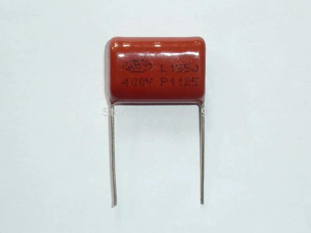 50 шт. Конденсатор CBB 155 400V 155J 1 5 мкФ 1500nF P20 CL21 Металлизированный Полипропиленовый