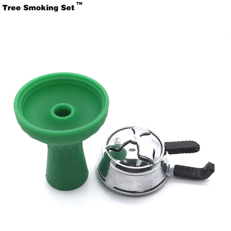 

Hookah Tabacco Green Bowl Shicha Narguile Nargile Smoking Pipe Shisha Accessories Cachimba Cazoleta Gift Kaloud Chicha TWAN0356