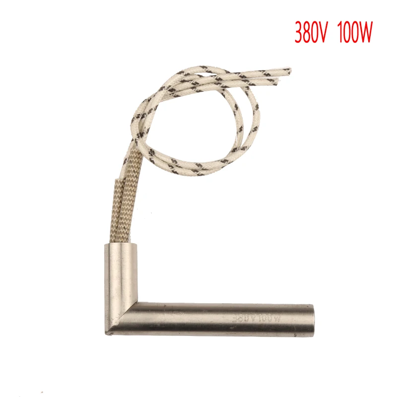 

2 pieces of 100W 380V L type high-quality Cartridge Heater Tube 7 shape Tubular Heater Element for Injection Molding Machine