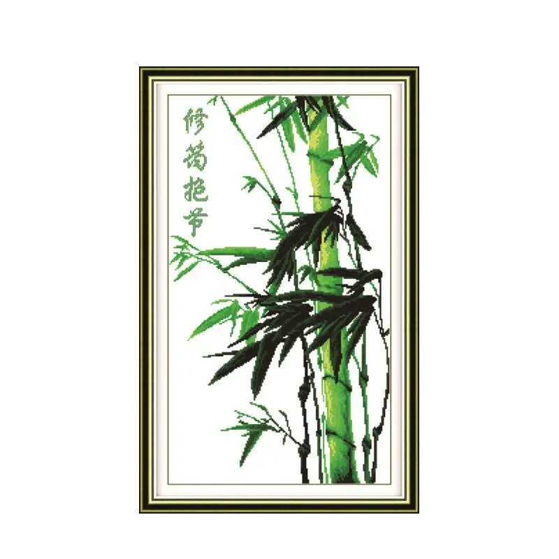 Download Blue Bamboo Manual Cross Stitch Kit, steadily rising diy ...