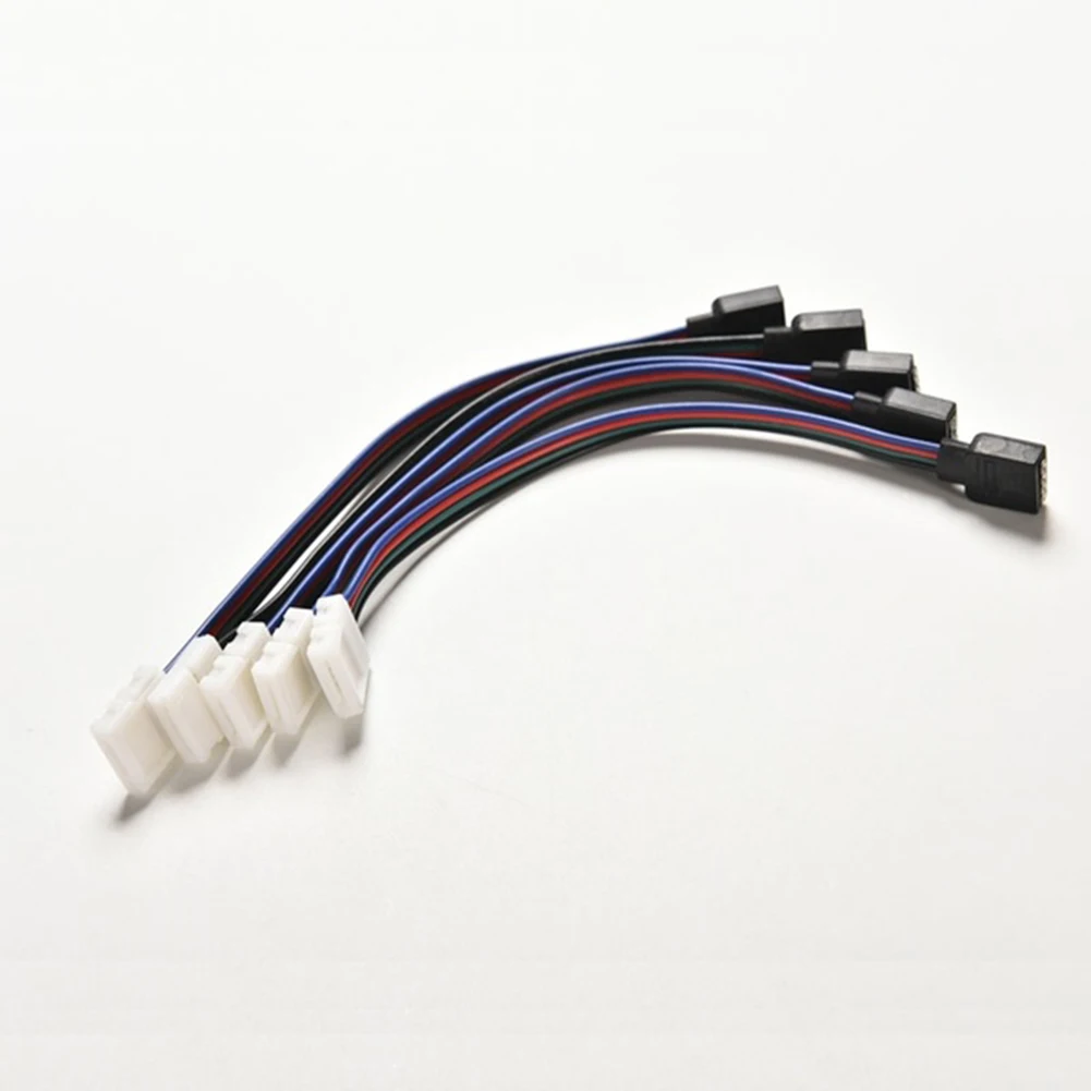 

5pcs 4-Pin Male/Female Connector Wire Cable For 3528 5050 RGB LED Strip Light