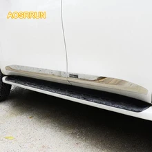 AOSRRUN Stainless steel body trim door anti-collision bar For Nissan Patril y62 2017 2018 car styling