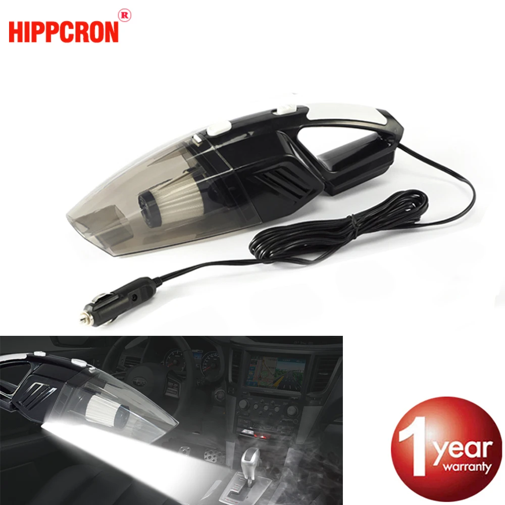 Автомобильный пылесос Hippcron 12V 120W 5M ручной мини для влажной и сухой двойного