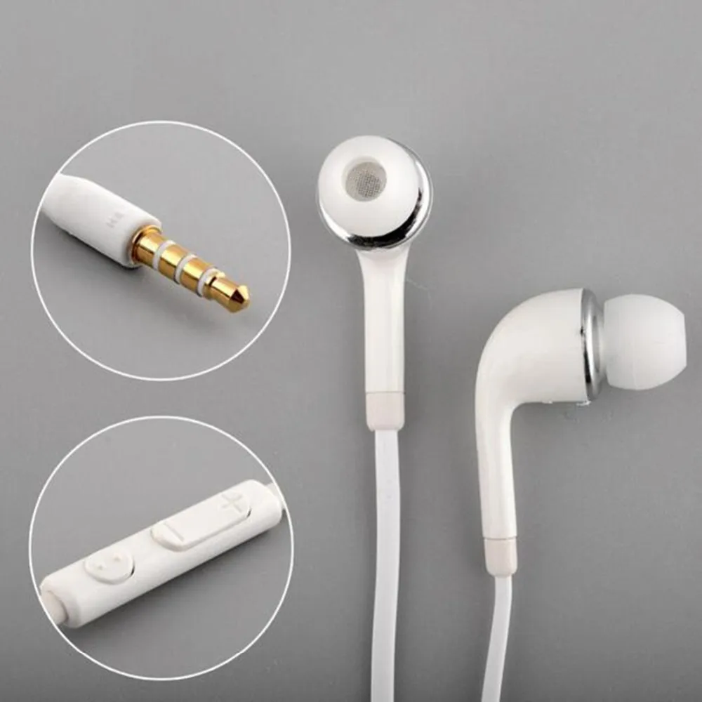 In-Ear Stereo Earphones 3.5mm Wired Remote Volume Control Earbuds With Mic for Xiaomi Samsung MP3 S8 S (10)