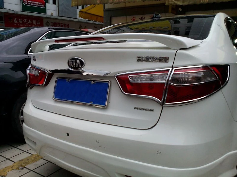 Спойлер для Kia RIO K2 2012 2015 спойлер с подсветкой из высококачественного АБС