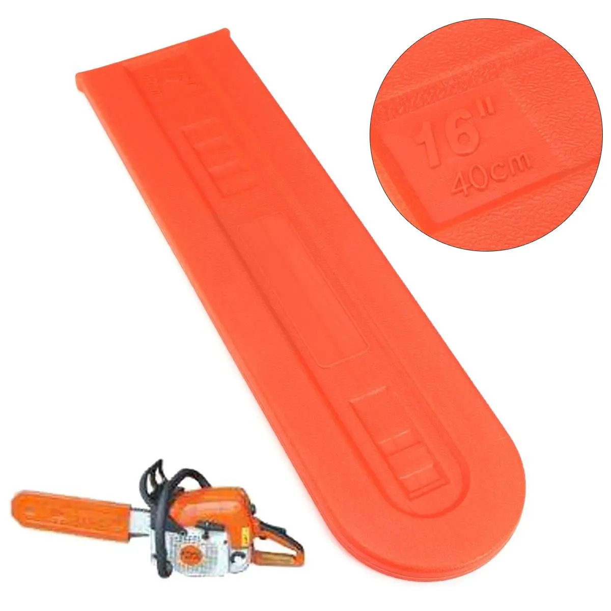 

1Pc Chainsaw Scabbard Bar Cover Protector Universal Guide Plate Replacement for 14" 16"