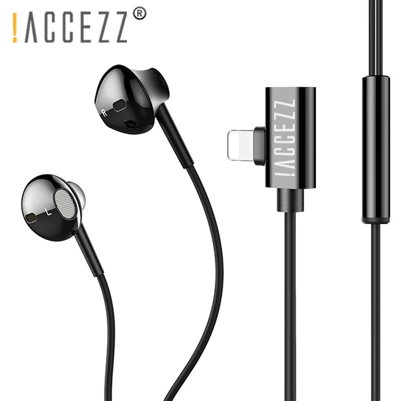  ACCEZZ 2 in 1 New In ear Earphone For iPhone 7 8 Plus X Xr Xs Stereo Wired Earphones Magnetic Charging Listening Sports Earbuds