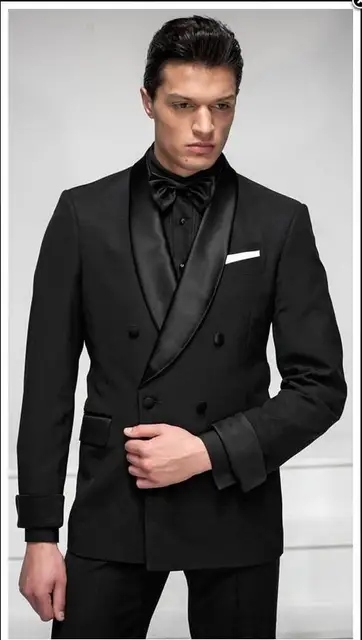 Dark Grey Mens Suits Groom Tuxedos Three Custom Made Great Gatsby Dress ...