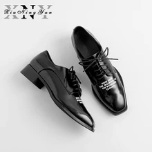 Женские оксфорды на плоской подошве в британском стиле; обувь с принтом; женские кроссовки из натуральной кожи; женские броги в винтажном стиле; женская повседневная обувь