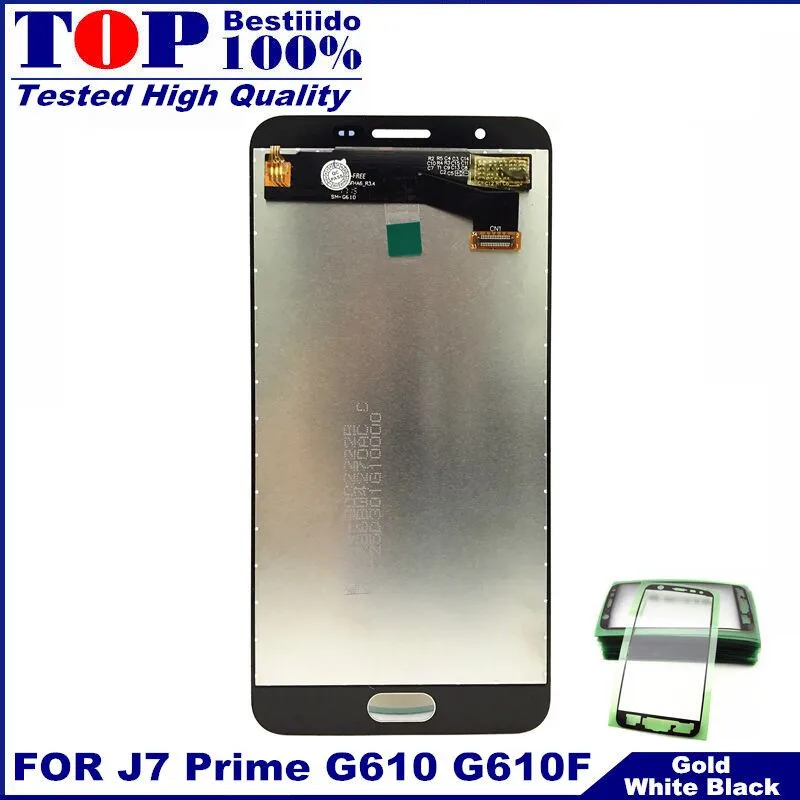 

Tested High Quality LCDs For Samsung Galaxy J7 Prime Display G610F G610K G610L G610S Phone LCD Touch Screen Digitizer Sticker