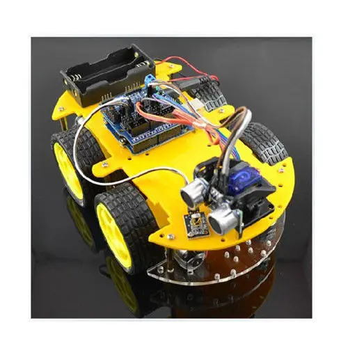 4WD L298N Bluetooth Multi function Smart Car For Arduino Intelligent ...
