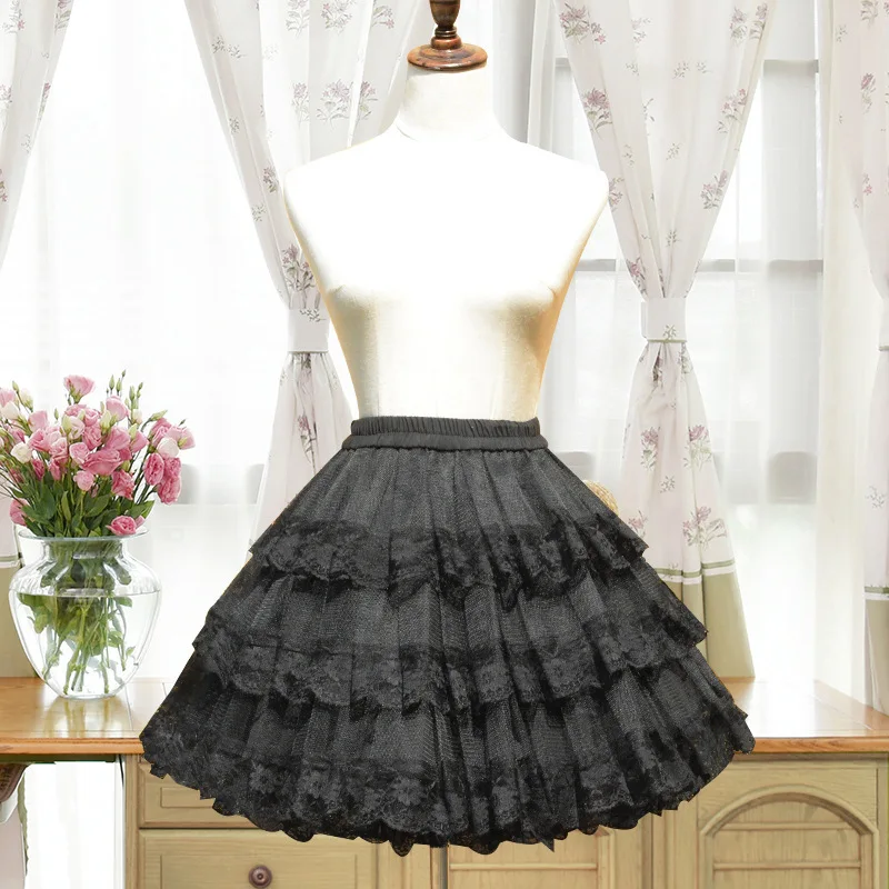 Кружевная Многослойная подкладка из органзы чистого хлопка длиной 45 см|a skirt|skirt