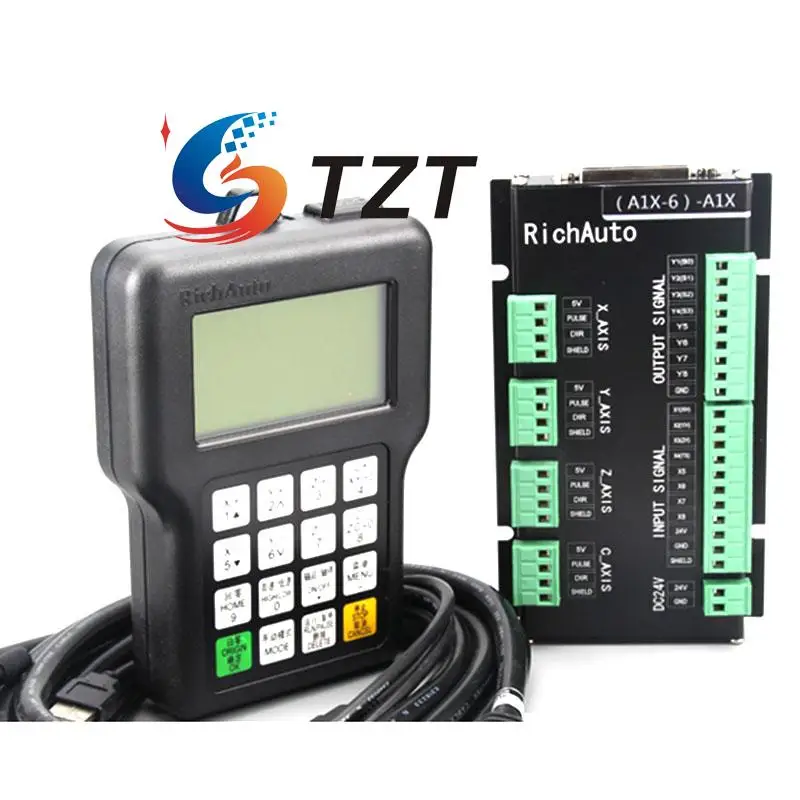 

CNC Router A18S 4 Axis Linkage Motion Control System DSP Handle Controller for Engraving Machine