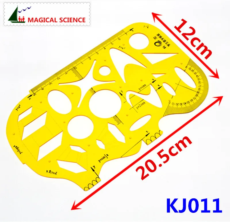Пластиковые математические шаблоны для студентов многофункциональные линейки для рисования функция геометрического транспортира straightedge KJ011