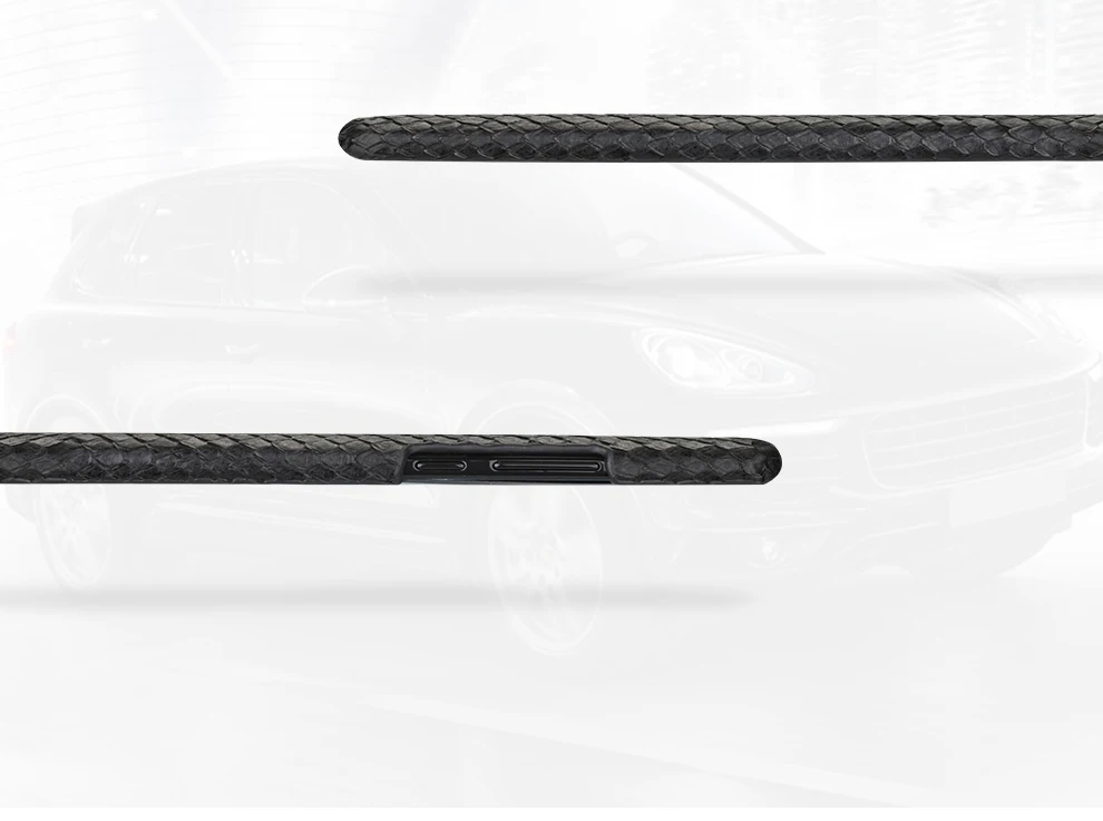 Luxo para Huawei Case do Telefone de Couro Plus Luxo Artesanal Pele Python Real Couro Genuíno Case Telefone p9 6 pele python real couro caso do telefone