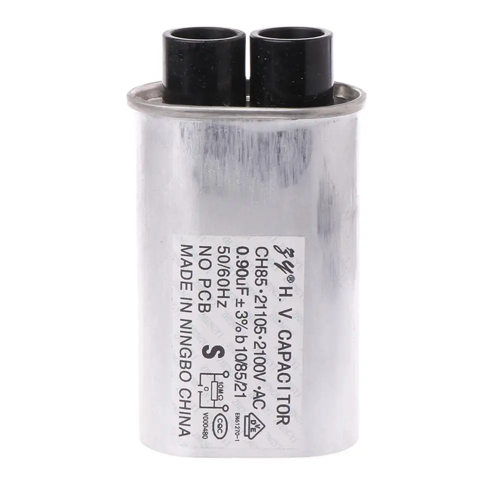 AC 2100V Microwave Oven High Voltage HV Capacitor 1.00uF Replacement Universalin Microwave Oven