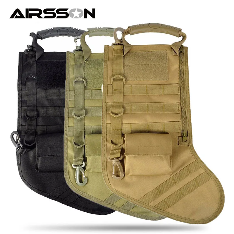 

Tactical Molle Pouch Christmas Stocking Bag Waterproof Accessory Organizer Holder Military Nylon Magazine Mag Man Home Decors