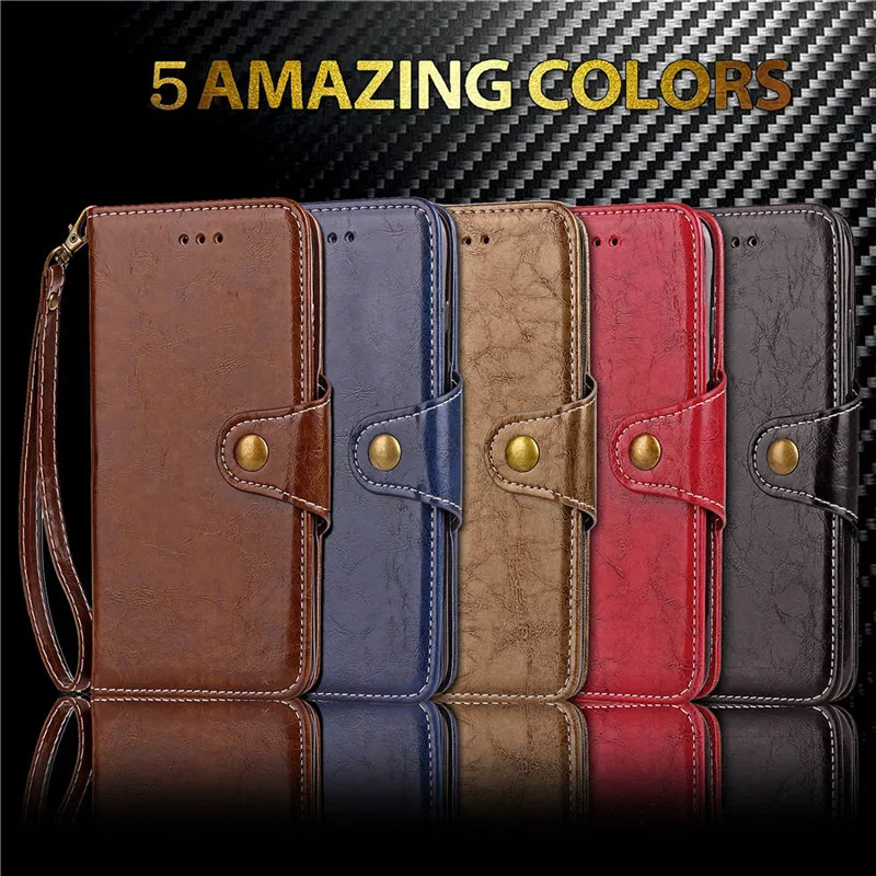 

Flip Cases For iPhone 8 Case iPhone 7 Plus Coque Retro PU Skin & Shockproof TPU Cover For iPhone 8 Plus 6 6S Plus 5S SE Case