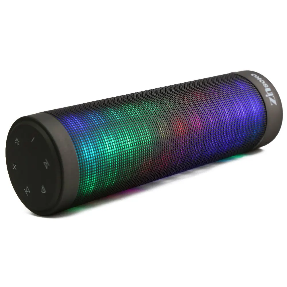 

Zinsoko Hip-hop Dancing Colorful Light Bluetooth 4.0 Speaker Support Handsfree AUX Input Loudspeaker for Digital Products