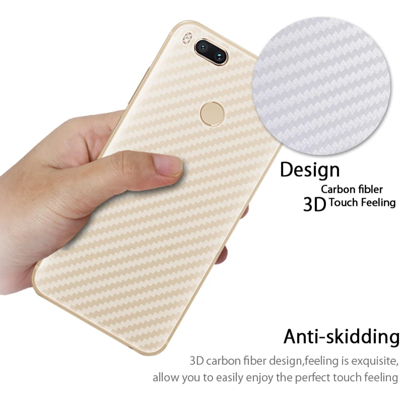 5 упаковок 3D задняя пленка из углеродного волокна для Xiaomi Redmi Note 2 3 4X4 Prime 3s 5A 6 6A