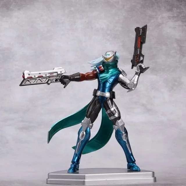 

Action figure LOL game the Purifier Lucian 22cm PVC The Purifier ACGN Brinquedos Toys cartoon Dolls Collectible Model Anime