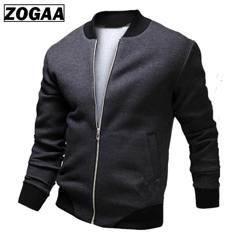

ZOGAA Spring Autumn Plus Size Mens Coats and Jackets Men's Zipper Jacket Casual Streetwear Hip Hop Slim Fit Coat Men Clothing