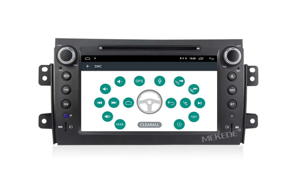 Top Android 9.1 2+32G  Car DVD GPS Multimedia player for SUZUKI SX4 SX-4 2006-2013 Navigation Stereo Radio tape wifi usb video 8