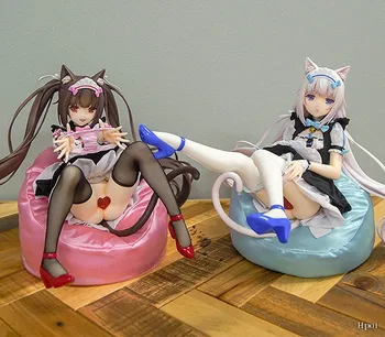 

BINGing NEKOPARA Vol.1 Soleil opened Sexy Maid Girls Vanilla & Chocolate PVC Figure Model Toys