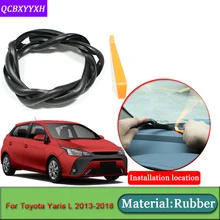 Автостайлинг для Toyota Yaris L 2013- анти-звуконепроницаемые не пропускающие шума пылезащитные приборные панели автомобиля Лобовое стекло уплотнительные полосы автомобильные аксессуары
