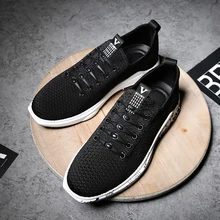 Летние новые стильные мужские прогулочные туфли удобные слипоны дышащие мужские кроссовки