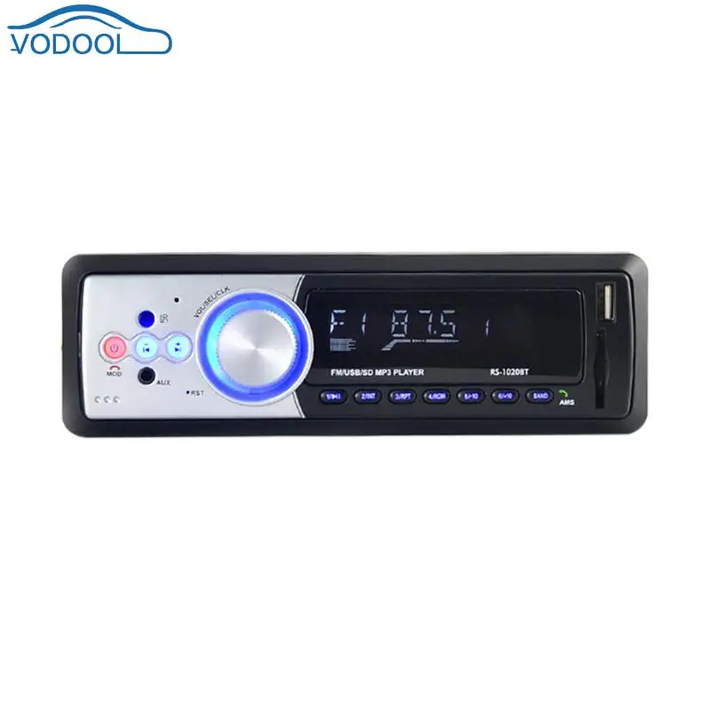 

LCD Screen Bluetooth Car Stereo Head Unit Automobile AUX MP3 Player Auto In-dash FM Radio CD DVD with Mic Car Accessaries