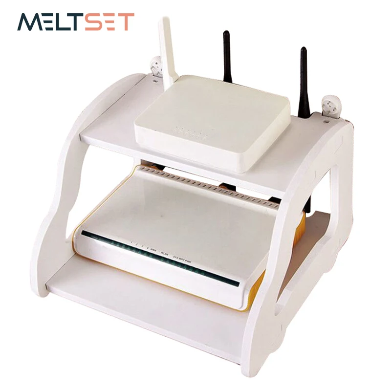 

Router Holder Storage Rack DIY Multifunction Phone Router Storage Box Wall Decoration Accessories