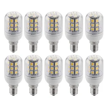 

10 X E14 Ampoule Lampe Spot 5050 SMD 27 LEDs Blanc Chaud 3600K 300LM