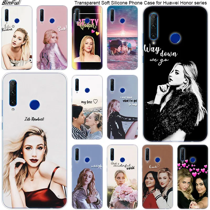 

Lili Reinhart Riverdale Soft Silicone Phone Case for Huawei Honor 20 20i 10 9 8 Lite 8X 8C 8A 8S 7S 7A Pro View 20 Fashion Cover