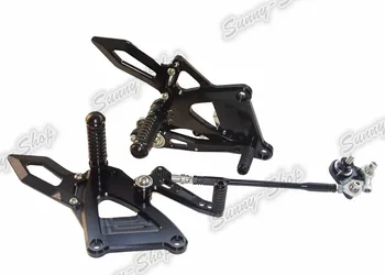 

CNC Adjustable Rider Rear Sets Rearset Footrest Foot Rest Pegs Black For HONDA CB400F CB500F CBR400R CBR500R 2013 2014 2015 2016