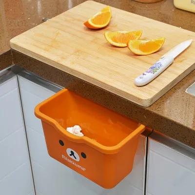 

Multi-functional desktop type kitchen trash can hanged receive store content storage box 21*13.8*12.5cm free shipping