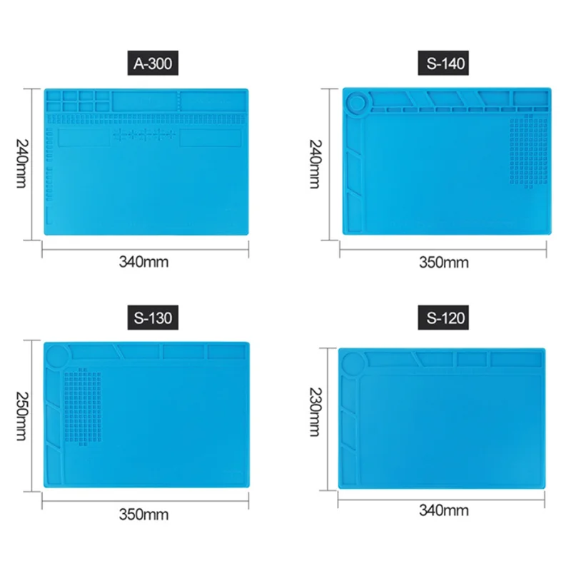 S-120 S-130 S-140 теплоизоляция силиконовый коврик паяльный коврик стол обслуживания платформы для телефона PC компьютер ремонтная станция