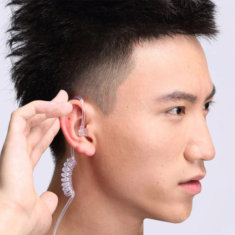 T5 Anti radiation Earpiece Radiation Protection Earphones with Microphone for Mobile Phone Stereo Bass In Ear