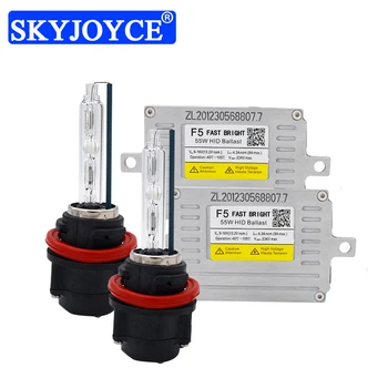 

SKYJOYCE AC 55W Fast Bright F5 DLT HID Ballast Kit HS5 BiXenon HID Bulb 4300K 5000K 6000K PCX125 PCX 125 HS5 Motor Headlight Kit