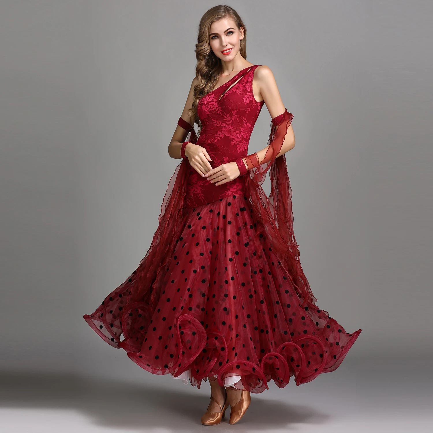Modern Dance Costume Women Lady Adult Waltzing Tango Backless Dance Dress Ballroom Costume Evening Party Dress Modern Dance Costume Women Lady Adult Waltzing Tango Backless Dance Dress Ballroom Costume Evening Party Dress