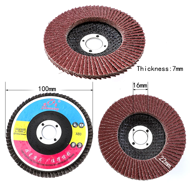 10 шт. 100 мм шлифовальный диск наждачная бумага 80 зернистость полировальный диск шлифовальный круг полировка металла абразивные инструменты